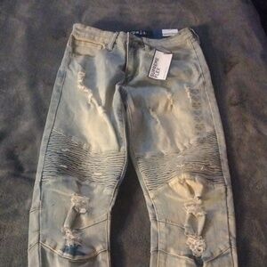 Men's skinny arc,rue 21 size 28/30 blue jeans